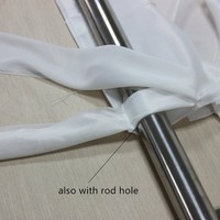 Vente flash Rideau de fond en soie glacée ondulée pour fête d'anniversaire, mariage, scène, décoration 3*3m