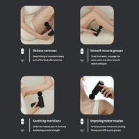 2025 nouvelle arrivée soins produit de santé Mini pistolet de massage coloré multi-fonction lumière conception corps soulagement de la douleur pour un usage personnel
