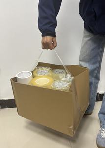 Tùy chỉnh Bopp Acrylic vận chuyển carton niêm phong Băng duy nhất hai mặt áp lực Màu sắc nhạy cảm in logo OPP đóng gói Băng - Product Image 5