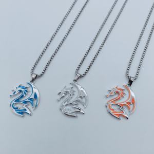 Colgante de tótem de dragón Hanlong retro, colgante de aleación unisex luminoso antiguo, joyería para fiestas, colgante brillante - Product Image 5