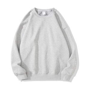Hua Mian felpa da uomo a manica lunga comoda con scollo a spalla a doppia faccia con cappuccio con stampa Logo personalizzato Design semplice - Product Image 4