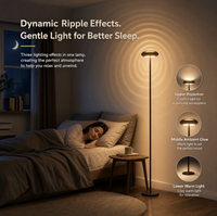 Lámpara de Pie Inteligente RGB con Control por WiFi a través de Aplicación |   Solución de Iluminación LED con Sincronización Musical para Decoración de Interiores de Hoteles y Comercios