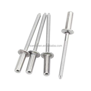 <span class=keywords><strong>Rivets</strong></span> à tête bombée en aluminium à extrémité ouverte, norme DIN, classe 6, haute résistance, pour la fixation de tôles et de pièces automobiles - Product Image 4
