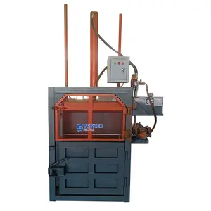 Équipement de presse verticale de recyclage à entraînement hydraulique/Machine de presse à balles de laine/presse à balles verticale de film plastique de papier de rebut