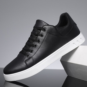 Logo personalizzato Outdoor nuove <span class=keywords><strong>scarpe</strong></span> Casual <span class=keywords><strong>eleganti</strong></span> in pelle sintetica <span class=keywords><strong>scarpe</strong></span> da uomo piatte in tinta unita marrone marrone per il tempo libero per gli uomini sportivi - Product Image 2