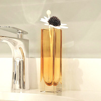 Vase en verre cristal couleur luxe moderne fait à la main pour hôtel modèle chambre salon chambre Table basse fleur buffet ornements