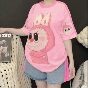 ชุด2ชิ้นแบบลำลองสำหรับผู้หญิงใส่ในฤดูร้อนเสื้อชั้นใน Labubu ยาวลายทึบสวมใส่ง่ายราคาจากเวียดนาม M - Product Image 1