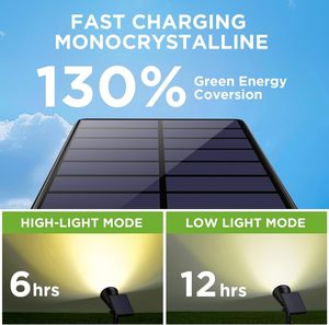 Solar Led <strong>Lights</strong> Floor Lamp Multi-functional Waterproof Wall Lamp Outdoor <strong>Path</strong> Garden <strong>Lights</strong> Solar Powered - Product Image 4