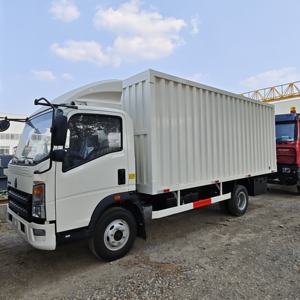 Nouveau petit camion Sinotruk Howo Van Cargo Truck 4x2 4x4 10 tonnes <span class=keywords><strong>BoxTruck</strong></span> - Product Image 3