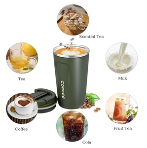 แก้วกาแฟฉนวนเก็บความร้อนแก้วทัมเบลอร์เดินทางรถยนต์ดีไซน์คลาสสิกสำหรับนักเรียนกลับไปโรงเรียนโลโก้ที่กำหนดเอง - Product Image 5