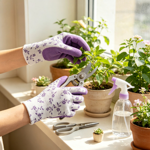 <span class=keywords><strong>Gants</strong></span> de travail ergonomiques en mousse de latex les plus vendus, anti-épines, réutilisables, pour le semis et le repiquage en serre - Product Image 2