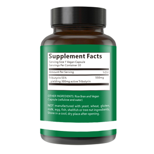 Oem Custom Tributyrine Postbiotica Capsules 55% Actieve Formule Darm Gezondheid Colon Ondersteuning 30 Veganistische Gmo-Vrij - Product Image 6