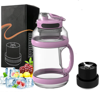 Best Verkopende 2l Grote Capaciteit Usb Elektrische Sport Fruit Blender Draagbare Sap Mini Blender Outdoor Proteïne Shaker Blender