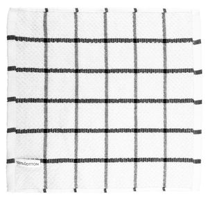 قماش دمشقي أسود وأبيض منسوج سريع الجفاف قطن قماشي خرقة ومناديل - Product Image 3