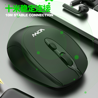 Mouse Gaming Nirkabel Optik V200 2.4GHz Bertenaga Baterai Grosir Pabrik, Mouse Portabel untuk Kantor, Laptop, Komputer Desktop