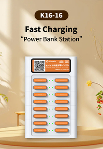 Producto en Tendencia 2026: Bancos de Energía con Capacidad de 7300 mAh y Estaciones de Carga con 16 Ranuras, Batería de Alquiler para Móviles y Teléfonos K16-16C - Product Image 4