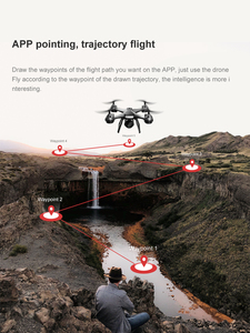Blanco Nuevo 801 Drone Cámara Wifi 4K 2,4g Smart Hover Mini Drone 4K Cámara dual Juguete de <span class=keywords><strong>control</strong></span> remoto - Product Image 4