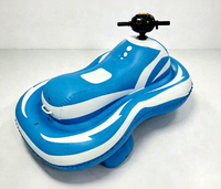 Bateau gonflable électrique transfrontalier prêt à l'emploi en PVC, capacité 2 personnes, style yacht, kart aquatique pour enfants, bateau de pêche