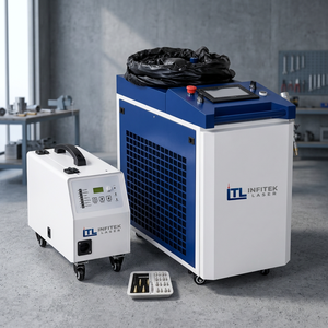 Machine de soudage au laser à fibre refroidie par air, encastrée, robuste, de la marque Infitek, pour le métal - Product Image 2