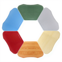 Meubles en métal modernes pour les salles de classe des écoles, ensemble de tables et de chaises combinées