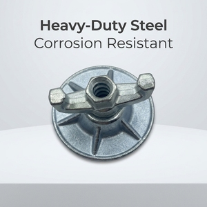 Écrou à oreilles forgé galvanisé haute résistance antirouille pour <span class=keywords><strong>coffrage</strong></span> en béton, accessoires <span class=keywords><strong>de</strong></span> <span class=keywords><strong>coffrage</strong></span> métallique - Product Image 1