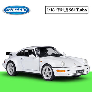 Vendita calda <span class=keywords><strong>Welly</strong></span> 1:18 P orsche 964 Super Car Metal simulazione da collezione Die Cast Car Alloy Car Model - Product Image 2