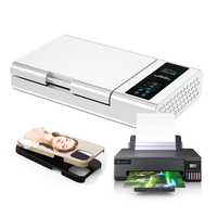 Étiquettes autocollantes en cristal Impresora DTF UV Pet Transfert Film Imprimante Machine à plastifier avec produits en stock