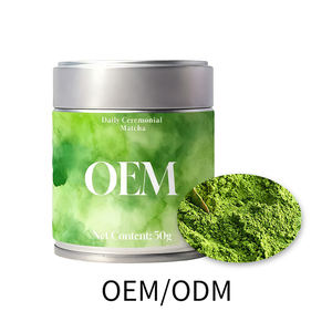 Polvo Matcha Instantáneo Envasado en Lata, 30g, 50g, Té Instantáneo <span class=keywords><strong>Vegetariano</strong></span> <span class=keywords><strong>y</strong></span> <span class=keywords><strong>Vegano</strong></span> New Age - Product Image 1