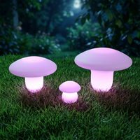 Lampe LED en forme de champignon, étanche IP65, rechargeable, à changement de couleur, pour la décoration extérieure de jardin, patio et cour