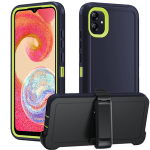 Étuis de téléphone portable anti-rayures TPU+PC Defender pour A04E A34 5G Protection intégrale du corps Design d'armure givrée - Product Image 4