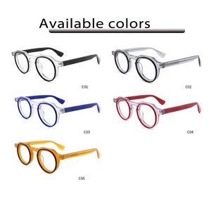 Monturas de Gafas Rectangulares de Lujo Personalizadas, Gafas Ópticas de Acetato con Bloqueo de Luz Azul para Leer/Jugar/Trabajar - Product Image 2