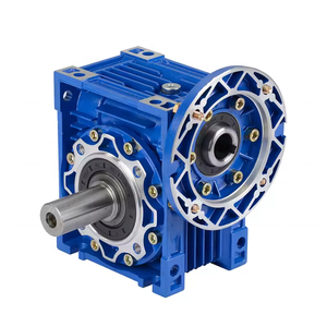 Gang đơn giảm Worm <span class=keywords><strong>Reducer</strong></span> RV loạt tốc độ giảm 5 đài phát thanh Worm hộp số giảm với mặt bích - Product Image 3