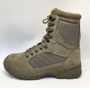 Botas de Senderismo TSB31, Botas de Senderismo de Dos Capas de Piel de Vaca Anticolisión, Botas de Caza para Hombre - Product Image 2