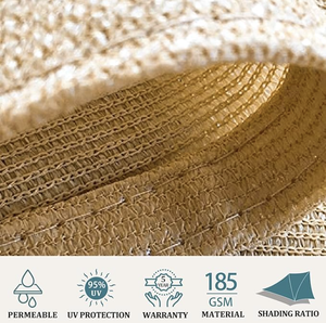 HDPE Chất liệu 3*3*3m <span class=keywords><strong>Sun</strong></span> <span class=keywords><strong>Shade</strong></span> buồm vải UV bảo vệ tam giác hoặc Quảng trường <span class=keywords><strong>Shade</strong></span> Sails & nets - Product Image 6