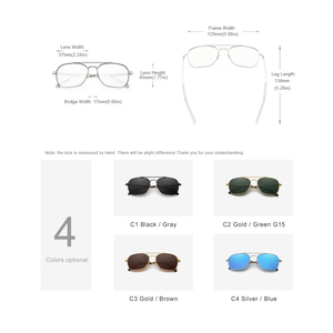 Gafas de Sol Unisex de Lujo <span class=keywords><strong>KINGSEVEN</strong></span>, Nuevo Modelo con Protección UV400, Antireflejo, Montura Cuadrada de Aleación con Lentes Polarizadas Tac 7118 - Product Image 6