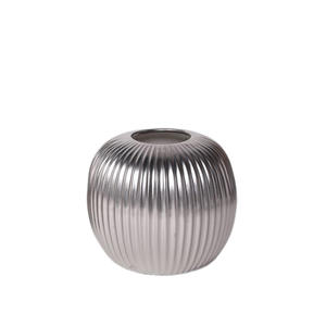 Minimalist Silver Flower Vase <strong>Interior</strong> Home Accessories Decoration Luxury Ceramic Vases for Table Home Decor Accessories - Product Image 6