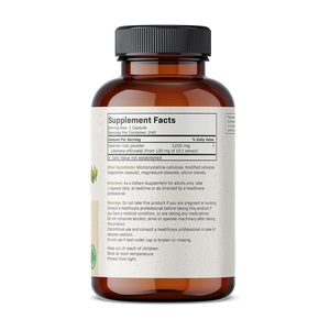Complément alimentaire à base d'extrait de plante, capsules de racine de Valériane Officinalis pour le soutien du sommeil des adultes, 240 capsules/flacon - Product Image 2