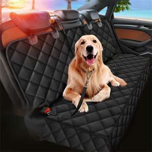Housse de siège de voiture pour animaux de compagnie imperméable, antidérapante, résistante aux rayures, lavable, compatible avec les voitures, les camions et les VUS, en stock à l'étranger - Product Image 1