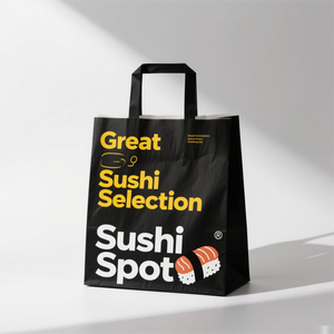 Sac en papier à emporter avec petite impression numérique Sac <span class=keywords><strong>kraft</strong></span> pour sacs d'emballage personnalisés - Product Image 2