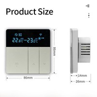 Termostato Inteligente Tuya Wi-Fi con Control Remoto por Aplicación, Panel de Control de Temperatura para Calefacción Eléctrica/Agua/Gas, 95-240V 16A/3A, Venta al Por Mayor