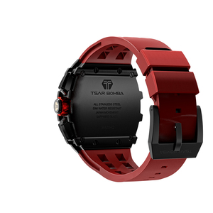 Reloj de Lujo para Hombre con Esfera de Cristal de Zafiro, Correa de Silicona, Personalizado, Resistente al Agua <span class=keywords><strong>5</strong></span> ATM, Movimiento <span class=keywords><strong>Seiko</strong></span>, Deportivo - Product Image 5