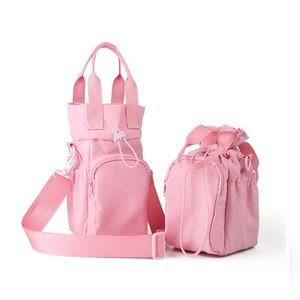 Sac bandoulière porte-bouteille d'eau réglable avec pochette pour téléphone, pour bouteille isotherme de 40 oz - Product Image 1