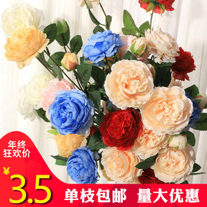 ดอกแรนนันคูลัสประดิษฐ์จากไหมยี่ห้อซินเฉิงจื้อ ขนาด 30 ซม.-100 ซม. สำหรับตกแต่งงานแต่งงาน ทำด้วยมือ - Product Image 2