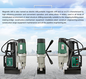 Trapano Magnetico Portatile JG-23 con Base Girevole e Magnete Potente, Trapani Elettrici con 10 Funzioni Avanzate e Informazioni Aggiuntive - Product Image 3