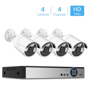 4CH 1080P AHD DVR Kit CCTV Sistema Interior Exterior 1080P CCTV Cámara IR Visión nocturna Video Sistema de seguridad - Product Image 2