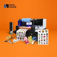 2026 Pabrik Langsung SinoColor One Official I3200 U1HD Sistem Visi Mesin Roll dan Flatbed Printer UV DTF Mini/Kecil untuk Desktop