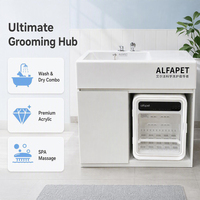 Station de lavage pour chiens ALFAPET R-110, station de bain pour animaux, station de toilettage pour chiens, station de spa pour animaux (seulement la baignoire)