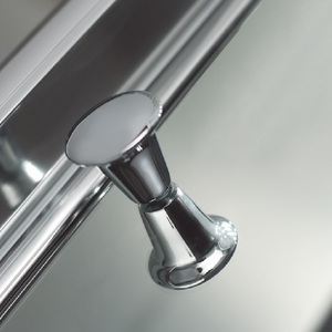 Oferta Especial: <span class=keywords><strong>Mampara</strong></span> de <span class=keywords><strong>Ducha</strong></span> Frontal Económica con Marco y Puerta Corredera para Uso en Hoteles, con Cristal Templado - Product Image 6