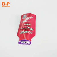 Op maat gemaakte bedrukte Doypack 35g bosbessenjam aardbeienappelsaus sap die-cut gevormde sachet plastic verpakkingszakjes