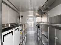 Camion de restauration mobile OEM Etodevice de 13 pieds, avec friteuse et grill, équipement complet, personnalisation, qualité supérieure, homologué DOT